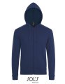 Heren hooded Sweater Sols Zip Stone French Navy